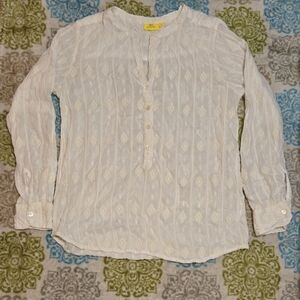 Roller Rabbit Women's Medium Cream Tunic